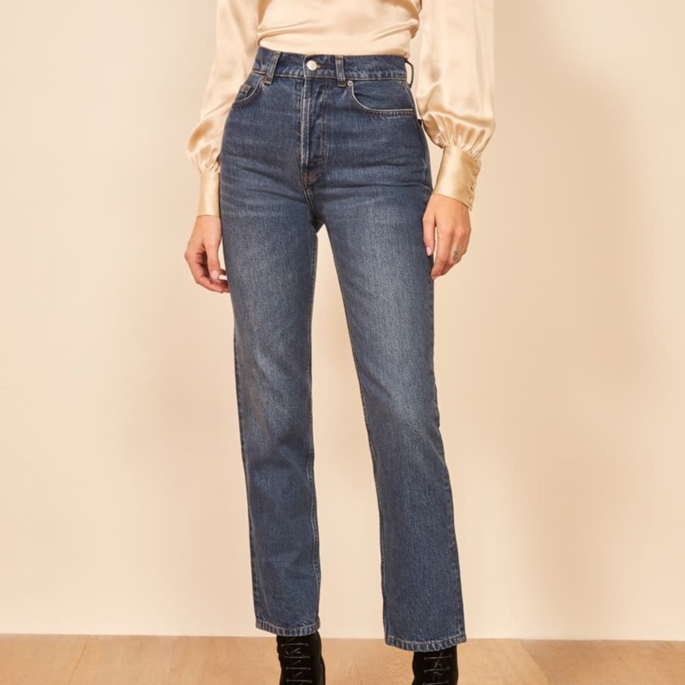 REFORMATION Cynthia High Relaxed Jean Teton